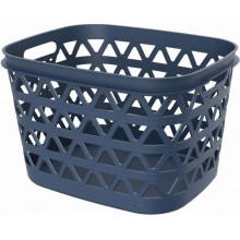 CURVER OCEANA 30L Wäschekorb für saubere Wäsche 42,6 × 34,6 × 27,1 cm, Blau 00552-Z99