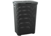 CURVER STYLE 60L Wäschesammler 44,8 x 61,5 x 34,1 cm, dunkelgrau 00707-308