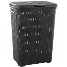 CURVER STYLE 60L Wäschesammler 44,8 x 61,5 x 34,1 cm, dunkelgrau 00707-308