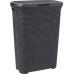 CURVER STYLE 40L Wäschesammler 44,8 x 61,5 x 26,5 cm, dunkelgrau 00709-308
