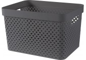 CURVER PURE 17L Körbchen 35,5 x 26,2 x 21,9 cm, grau 01420-G43