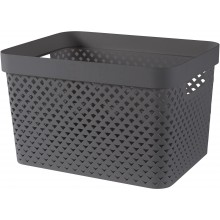 CURVER PURE 17L Körbchen 35,5 x 26,2 x 21,9 cm, grau 01420-G43