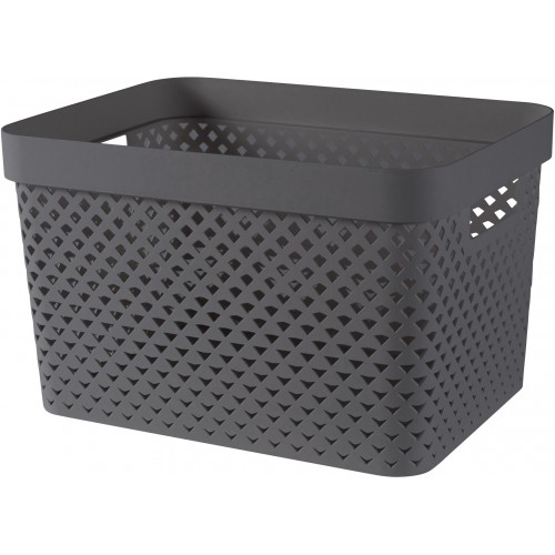 CURVER PURE 17L Körbchen 35,5 x 26,2 x 21,9 cm, grau 01420-G43