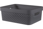 CURVER PURE 11L Körbchen 35,6 x 26,6 x 13,6 cm, grau 01421-G43