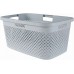 CURVER PURE 47L Wäschekorb 60 x 40 x 28 cm, blau 01917-126