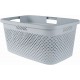 CURVER PURE 47L Wäschekorb 60 x 40 x 28 cm, blau 01917-126