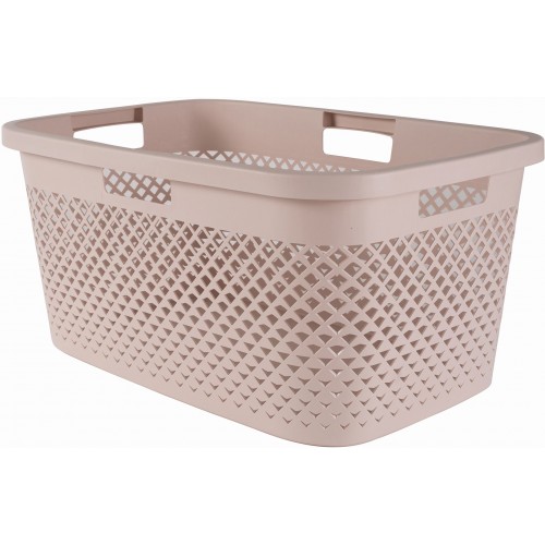 CURVER PURE 47L Wäschekorb 60 x 40 x 28 cm, rosa 01917-Q70