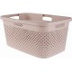 CURVER PURE 47L Wäschekorb 60 x 40 x 28 cm, rosa 01917-Q70