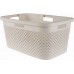 CURVER PURE 47L Wäschekorb 60 x 40 x 28 cm, beige 01917-X64