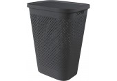 CURVER PURE 55L Wäschesammler 43 x 35 x 58 cm, grau 01918-G43