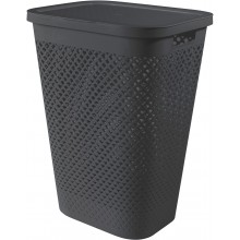 CURVER PURE 55L Wäschesammler 43 x 35 x 58 cm, grau 01918-G43