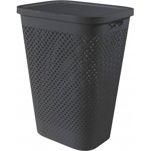 CURVER PURE 55L Wäschesammler 43 x 35 x 58 cm, grau 01918-G43