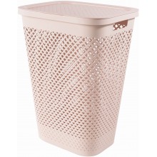 CURVER PURE 55L Wäschesammler 43 x 35 x 58 cm, rosa 01918-Q70