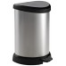 CURVER DECO BIN 15L Treteimer 30,3 x 26,8 x 44,8 cm silber metallic 02120-582