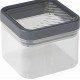 CURVER KARA 0,5L Vorratsdose 10,7 × 10,7 × 7,9 cm, Dunkelgrau 03100-W54