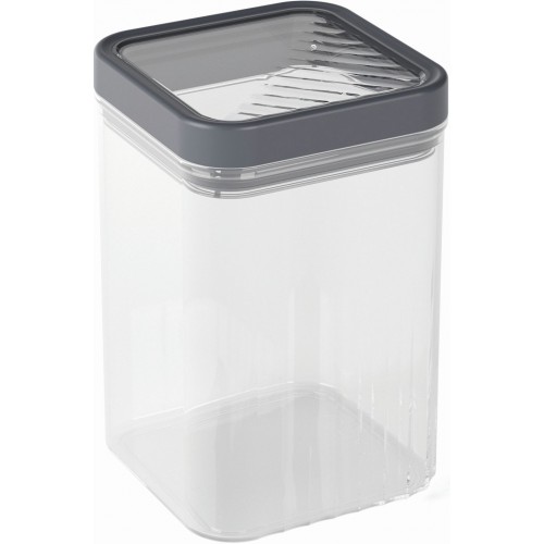 CURVER KARA 1,2L Vorratsdose 10,7 × 10,7 × 15 cm, Dunkelgrau 03101-W54 CURVER KARA 1,2L Vorratsdose 10,7 × 10,7 × 15 cm, Dunkelgrau 03101-W54