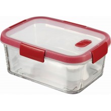 CURVER SMART COOK 1,1L Frischhaltedose 20,3 x 15,4 x 8,3 cm transparent/rot 04062-472
