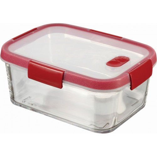 CURVER SMART COOK 1,1L Frischhaltedose 20,3 x 15,4 x 8,3 cm transparent/rot 04062-472 CURVER SMART COOK 1,1L Frischhaltedose 20,3 x 15,4 x 8,3 cm transparent/rot 04062-472