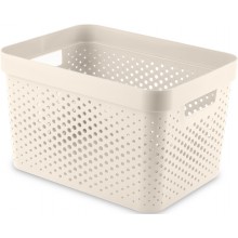CURVER INFINITY 17L Aufbewahrungsbox 36 x 27 x 22 cm, creme 04740-X64