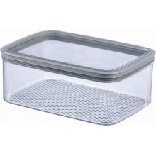 CURVER DRY RECTANGULAR 2,3L Vorratsdose 22,5x16x9cm transparent/grau 07270-840