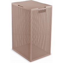 CURVER KAYA 60L Wäschekorb 38 × 29 × 58,5 cm, Puderrosa 17213761