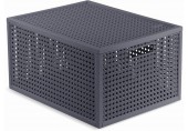 CURVER KAYA M 20L Aufbewahrungsbox 37,6 × 30 × 20,7 cm, Blaugrau 17213763