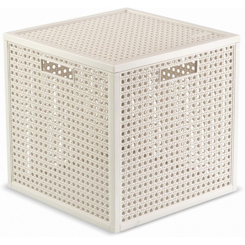 CURVER KAYA 19L Aufbewahrungsbox Würfel 28 × 28 × 28 cm, Beige 17213764