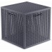 CURVER KAYA 19L Aufbewahrungsbox Würfel 28 × 28 × 28 cm, Blaugrau 17213764