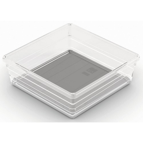 KIS SISTEMO 6 Organizer 15 x 15 x 5 cm transparent/grau 10015-A94