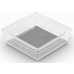 KIS SISTEMO 6 Organizer 15 x 15 x 5 cm transparent/grau 10015-A94