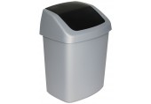 CURVER SWING BIN 15L Mülleimer 30,6 x 24,8 x 41,8 cm grau 03985-373