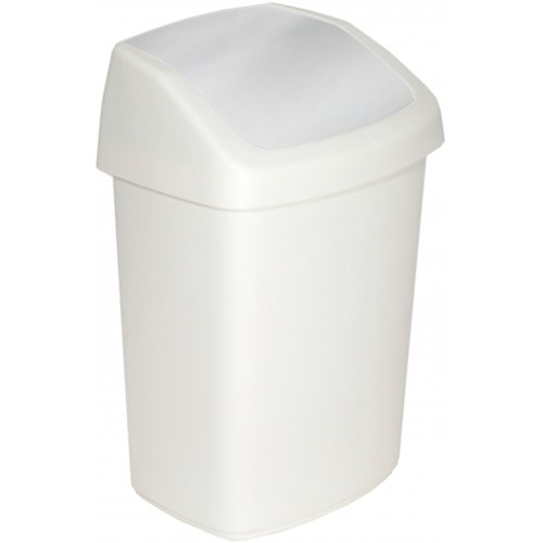 CURVER SWING BIN 25L Mülleimer 34,6 x 27,8 x 51,1 cm weiß 03986-026