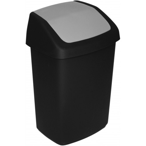 CURVER SWING BIN 10L Mülleimer 24,6 x 19,8 x 37,3 cm schwarz 03984-Y09