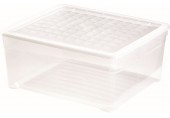 CURVER TEXTILE 18,5L Aufbewahrungsbox 39,6 x 34,3 x 17,3 cm transparent 03002-001
