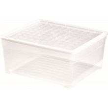 CURVER TEXTILE 18,5L Aufbewahrungsbox 39,6 x 34,3 x 17,3 cm transparent 03002-001
