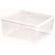 CURVER TEXTILE 18,5L Aufbewahrungsbox 39,6 x 34,3 x 17,3 cm transparent 03002-001