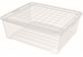 CURVER TEXTILE 10L Aufbewahrungsbox 34,2 x 29,7 x 12,5 cm transparent 03007-001