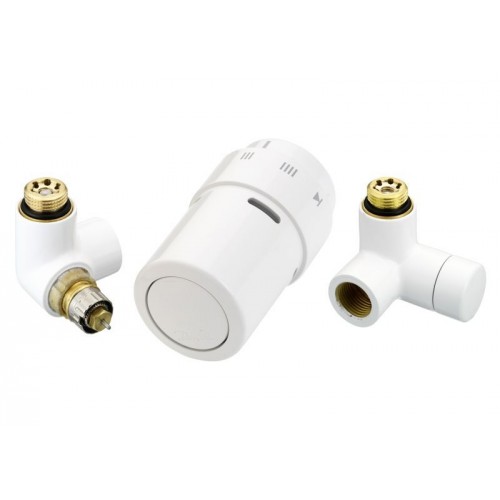 Danfoss RA-URX Designarmaturen Set, Montage links, weiß 013G4008