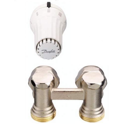 Danfoss RAE-K 5034 Thermostatkopf, RLV-KS Eck-Anschlussset, 013G5090