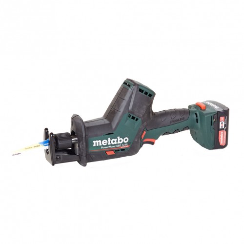 Metabo 602322500 POWERMAXX SSE 12 BL Akku-Säbelsäge 2x 2,0 Ah Li-Ion im MetaBOX