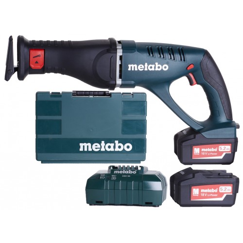 Metabo 602269650 ASE 18 LTX Akku-säbelsäge 18V 2x5.2 Ah, Kunststoffkoffer Metabo 602269650 ASE 18 LTX Akku-säbelsäge 18V 2x5.2 Ah, Kunststoffkoffer