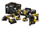 DeWALT DCK422P3T Kombo pack DCD796+DCH273+DCF887+DCG405+3 x 5,0 Ah+DCB115