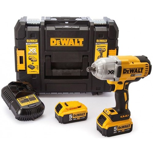 DeWALT DCF899P2-QW Akku-Schlagschrauber 18V, 2x 5Ah, 1/2", 950 Nm