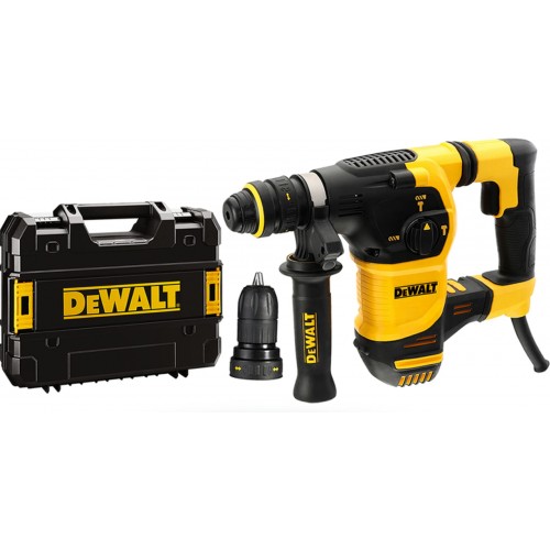 DeWALT D25334K-QS Kombihammer mit Schnellwechsel-Bohrfutter SDS-Plus (950W/3,5J) Tstak