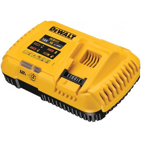 DeWALT DCB117-QW Schnellladegerät 12 A für XR 18 V und XR FLEXVOLT 54 V Akkus