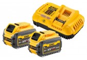 DeWALT DCB118T2-QW Akku Starter 54V Ladegerät DCB118 + 18V 2x6,0Ah