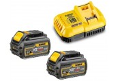 DeWALT DCB118T2-QW Akku Starter 54V Ladegerät DCB118 + 18V 2x6,0Ah