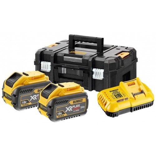 DeWALT DCB118Y2T-QW Akku-Starter-Set 216 Wh mit 2x12,0 Ah Akku + Lader in TStak