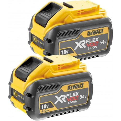 DeWALT DCB547X2-XJ Akku XR FlexVolt XR (2x3,0Ah/9,0Ah/54V/18V)