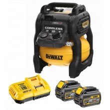 B-Ware!DeWALT DCC1054T2-QW Akku-Kompressor 10l, XR FlexVolt 54V, Tstak,(2x6,0Ah)-besch. OV